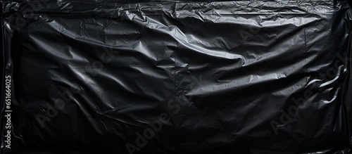 Black plastic bag s texture