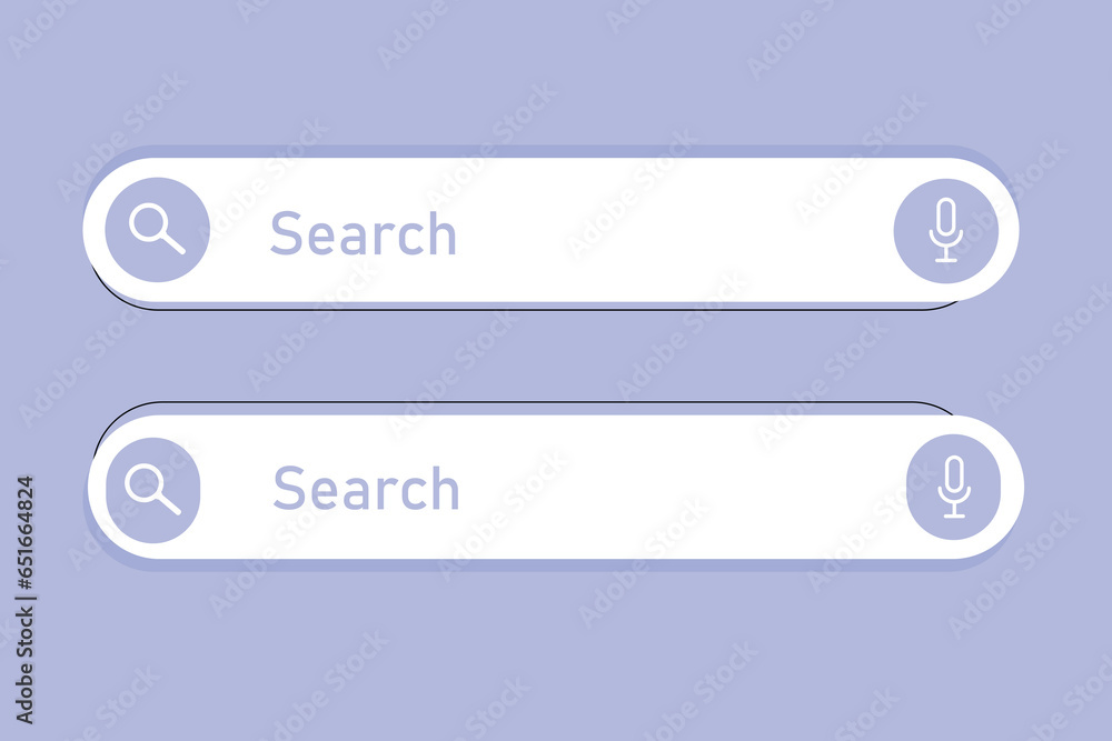 Look for bar design elements. Search Bar for UI. Vector illustration Look for bar design elements. Search Bar for UI. Vector illustration