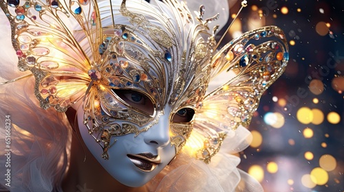 Venice carnival mask, fantasy, highly detailed © Savinus