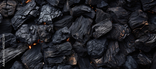 Smouldering charcoals, texture background