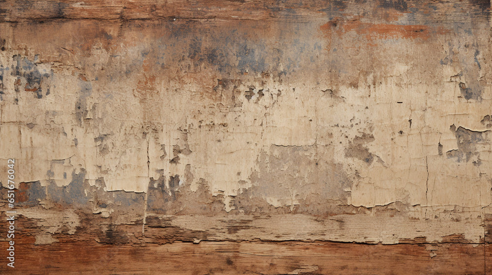 background texture of old shabby cardboard.ai generative