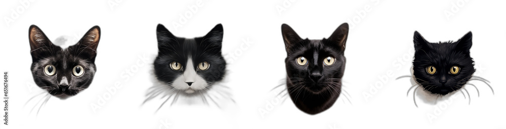 Cat, Frontal Shot, Many different designs, Design Selection PNG file, transparent background, isolated objects Cat, Frontal Shot, Many different designs, Design Selection PNG file, transparent background, isolated objects