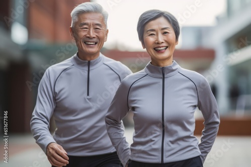 Active Senior Couple Exercising, senior fitness routine, elderly couple staying active, fitness and wellness in old age, active aging lifestyle