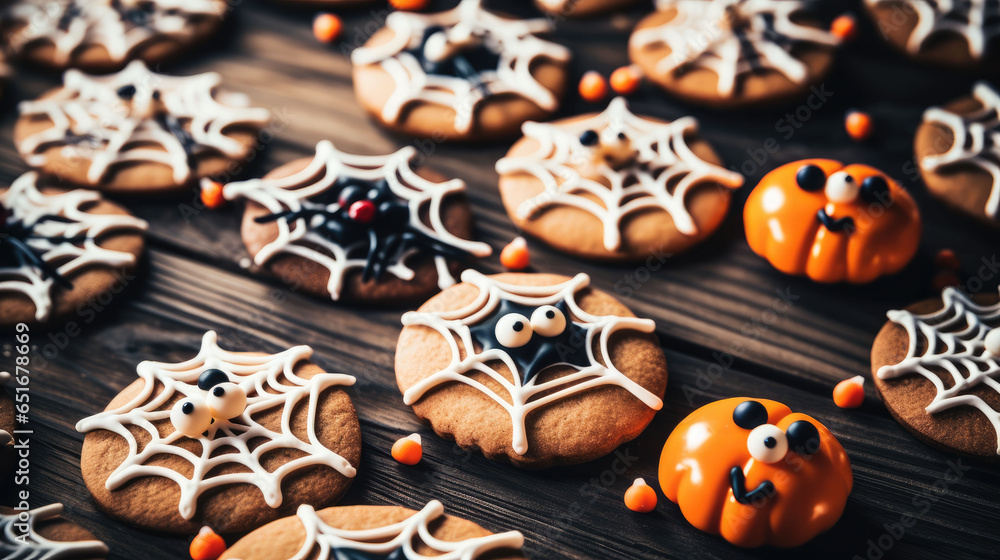 Halloween Cookies Generative Ai