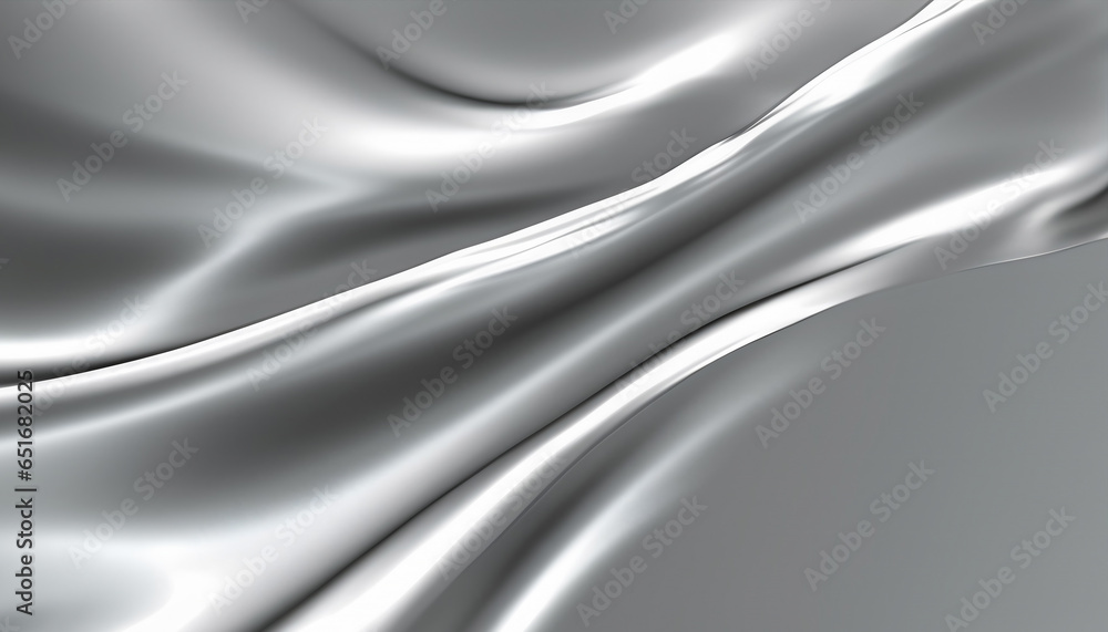 Abstract silver gradient background. Flow chrome liquid metal waves. Abstract silver gradient background. Flow chrome liquid metal waves.