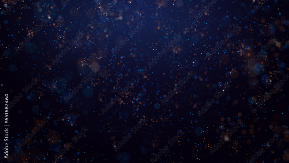 3D rendering of brightly colored particle confetti descends elegantly, swirling through the air 3D rendering of brightly colored particle confetti descends elegantly, swirling through the air