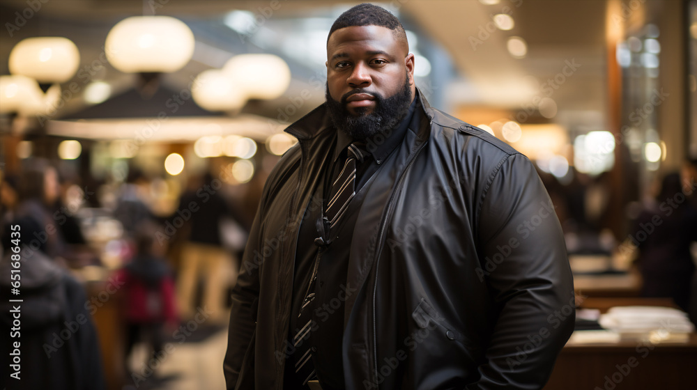A plus-size manager, with a voluptuous physique, giving the camera a strong look.. A plus-size manager, with a voluptuous physique, giving the camera a strong look..