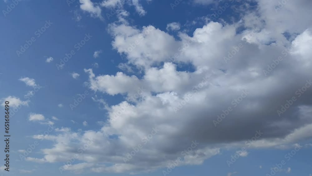 Good morning with bright sky with clouds in the afternoon Good morning with bright sky with clouds in the afternoon