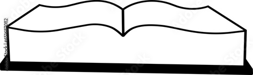 vector illustration of a book on a transparent background
