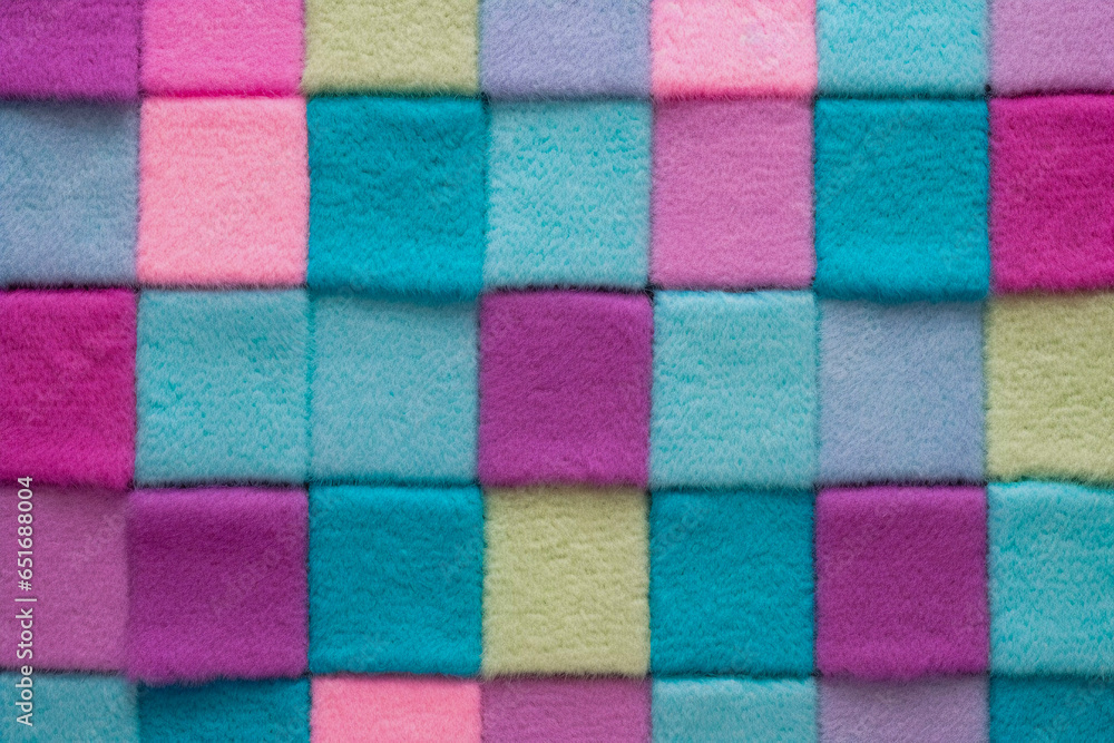 Fototapeta premium Soft Elegance: Fluffy Moquette Pattern in High-Definition, Generative AI