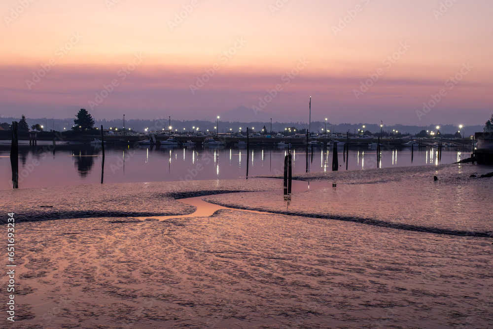 Snohomish River at dawn