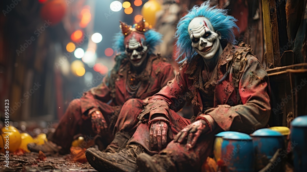 Crazy scary clowns