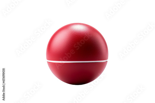 Isolated hockey ball on a transparent background, Generative Ai