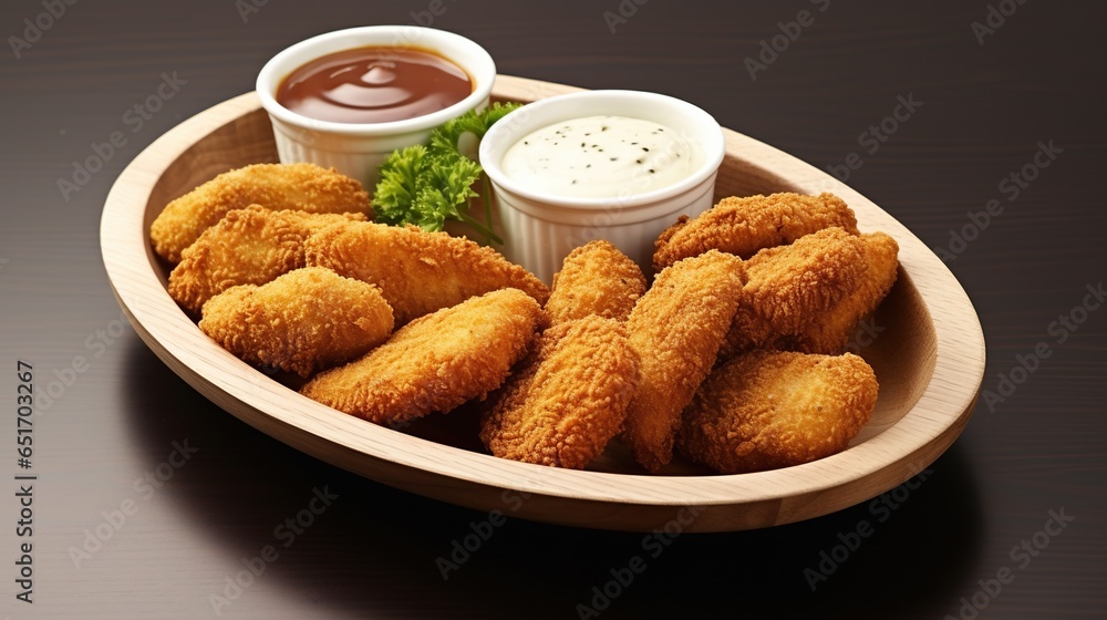 nuggets and many sauces for fast food nuggets and many sauces for fast food