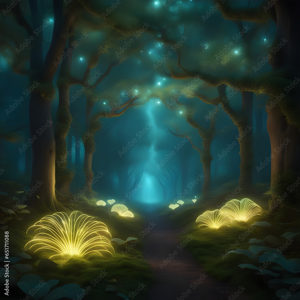 Obraz premium Fantasy Forest