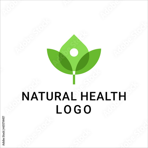Simple beauty mandala floral, natural luxury flower pattern logo design