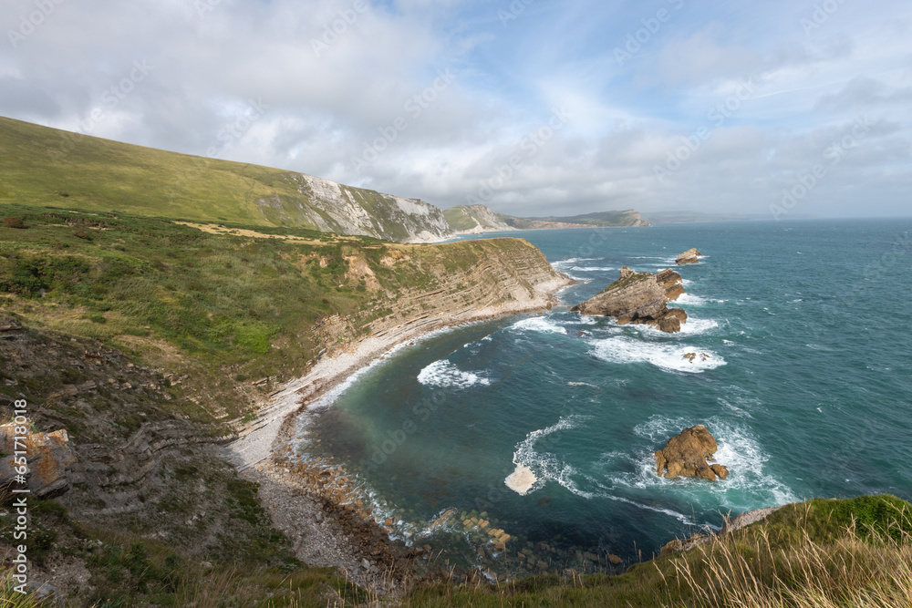 Landscape photo of Mupe rocks at Mupe bay in Dorset