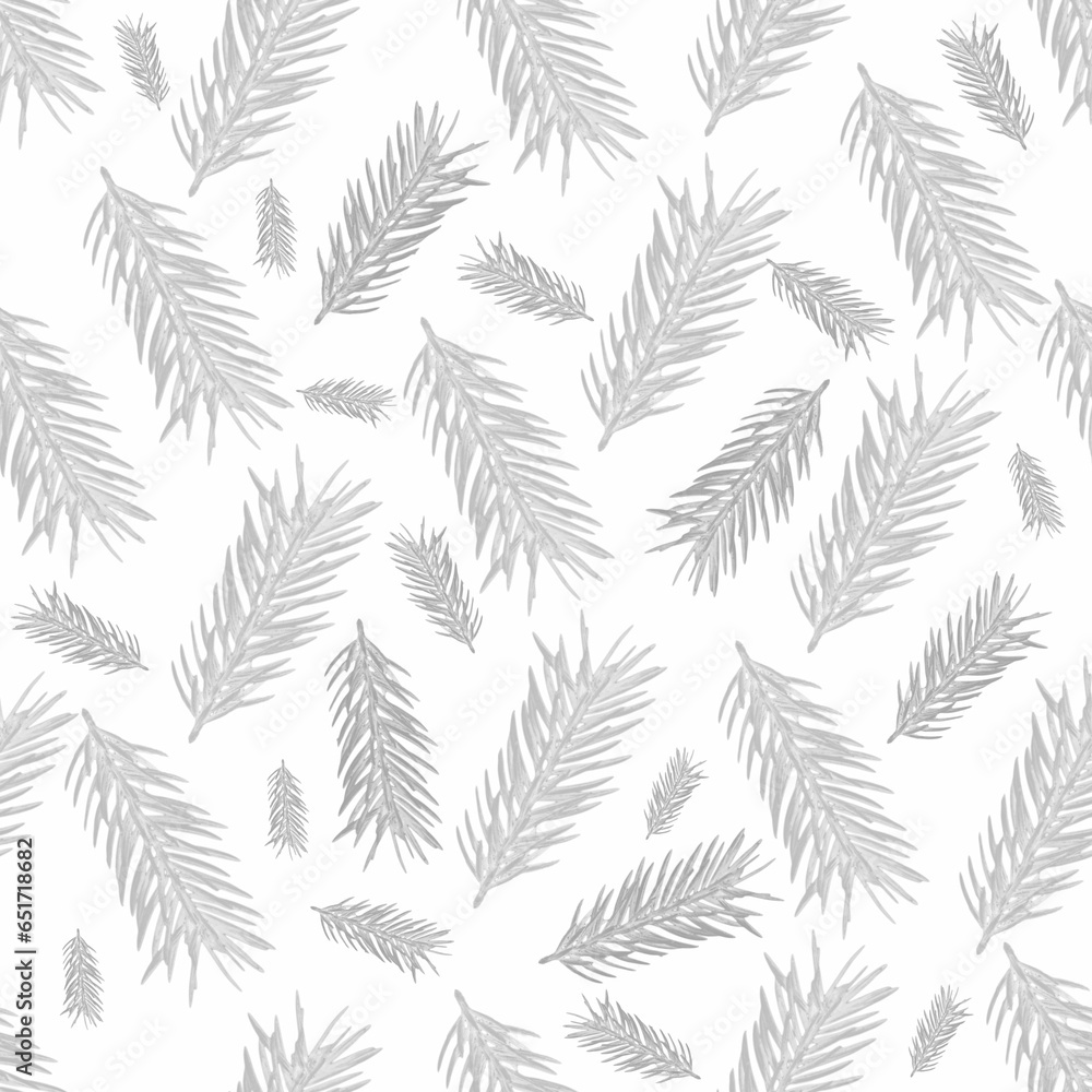 christmas tree branch seamless pattern christmas tree branch seamless pattern