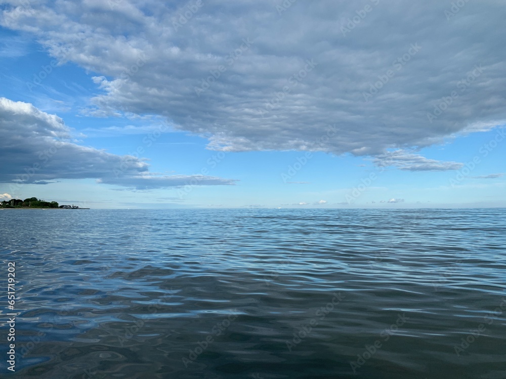 Obraz premium Connecticut's Long Island Sound sky water study