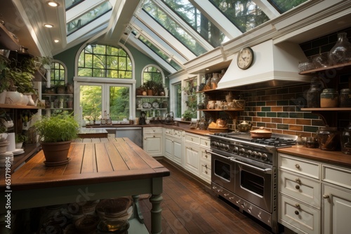 Wallpaper Mural design kitchen in an ecofriendly home Torontodigital.ca