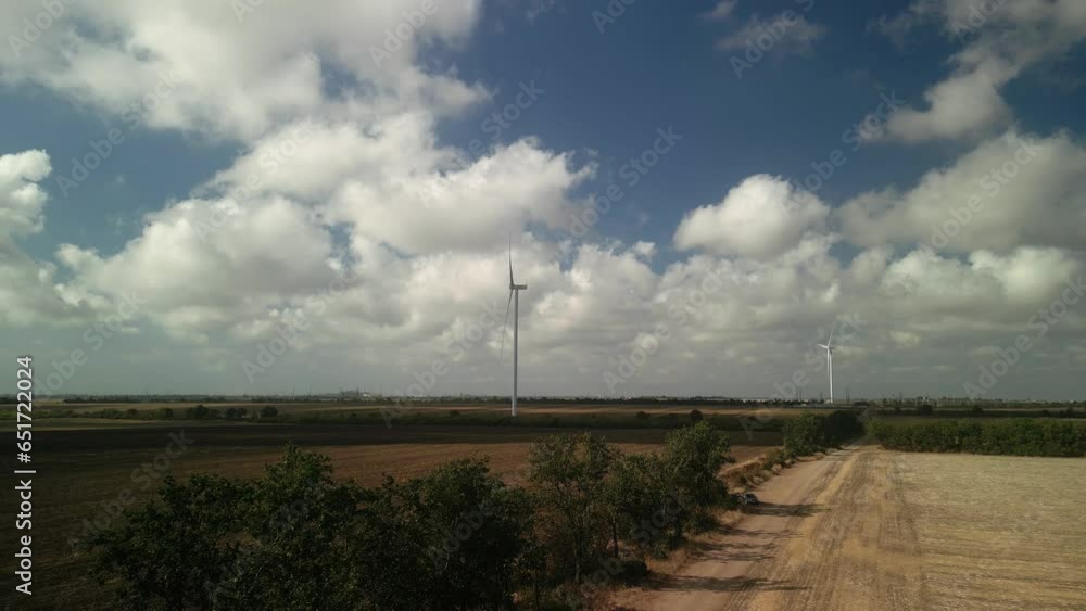 Wind Turbines. Wind Power Electric Plant. Renewable Energy Wind Turbines. Wind Power Electric Plant. Renewable Energy