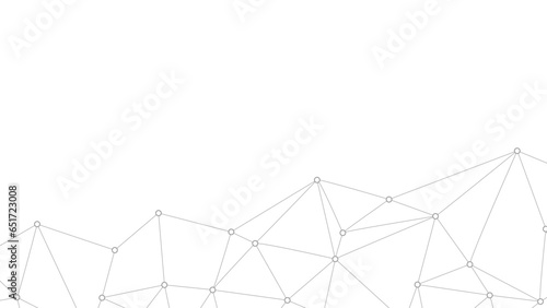 Abstract technology background. Plexus mesh backdrop. Vector