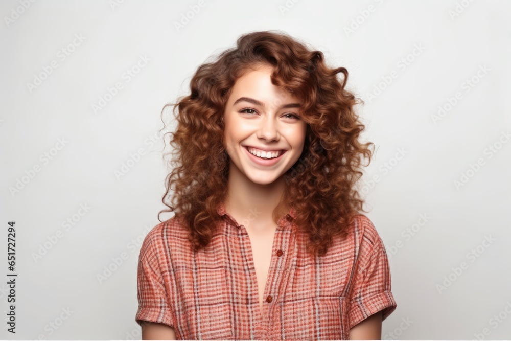 Energetic Young Lady: Isolated Black Woman, Vibrant Close Up Energetic Young Lady: Isolated Black Woman, Vibrant Close Up