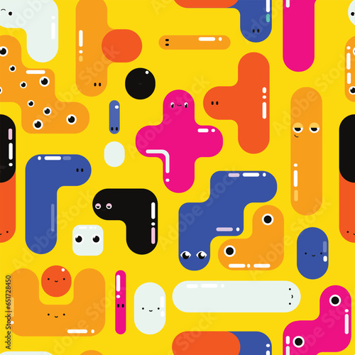 tetris seamless pattern