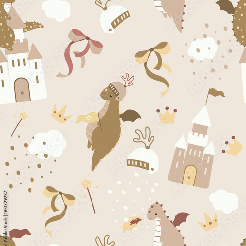 dragon seamless pattern