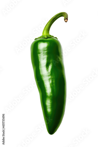 Jalapeño Pepper Isolated on...