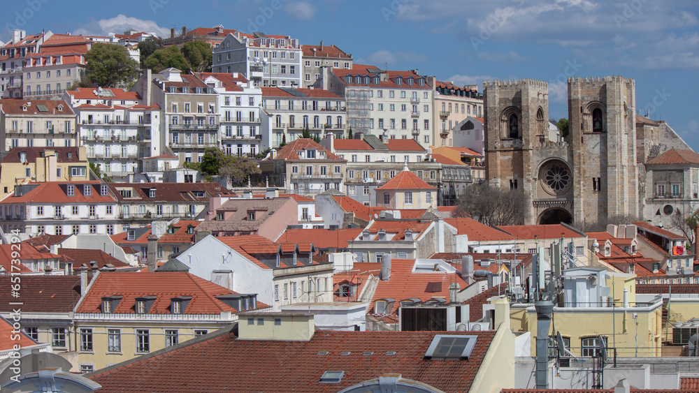 panorama view of Lisbon, Portugal