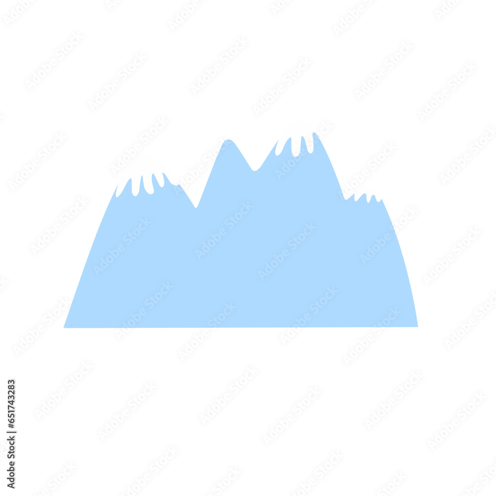 snowcapped mountain icon