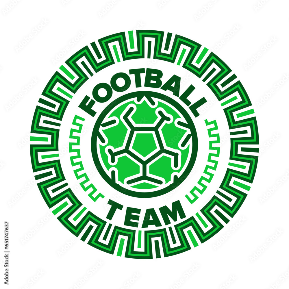 Soccer logo or football club sign badge football logo with shield background vector design Soccer logo or football club sign badge football logo with shield background vector design