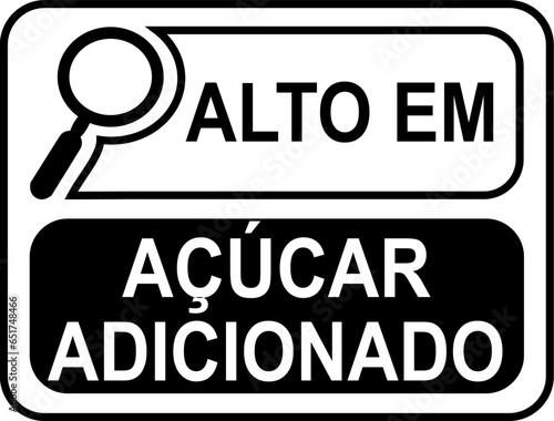 SELO ALTO AÇUCAR ADICIONADO