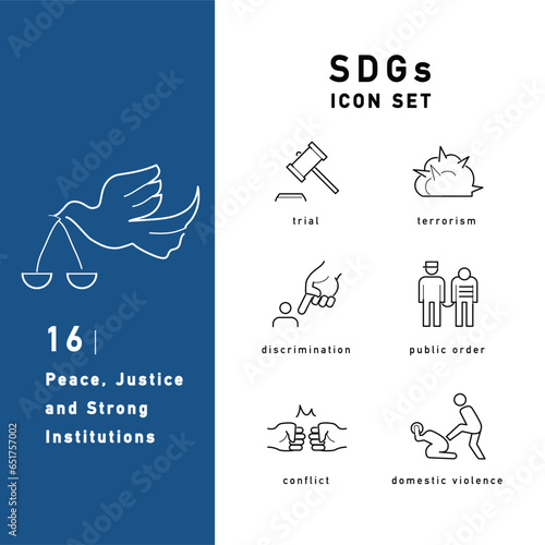 SDGs Line Icons