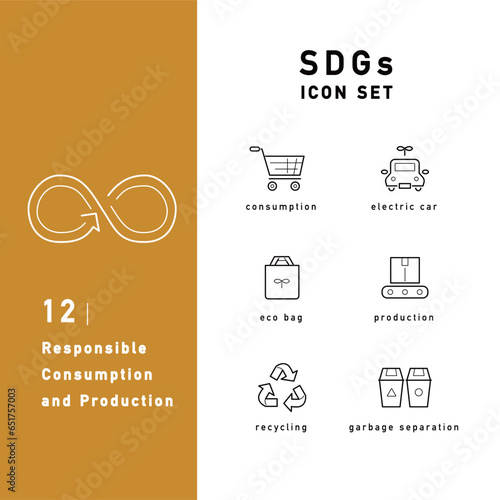 SDGs Line Icons
