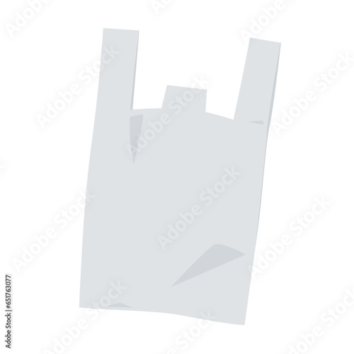 ビニール袋_レジ袋_ベクターイラスト