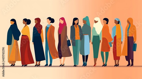 Diversity multiethnic women, women of different culture and different countries