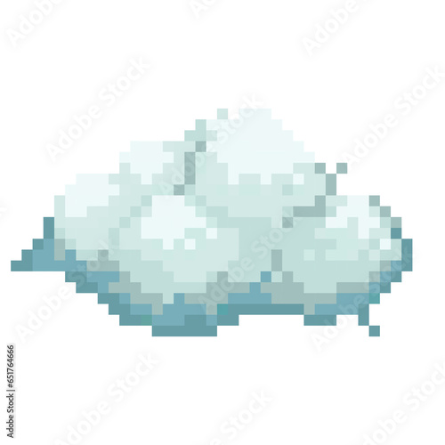 cloud pixel art photo