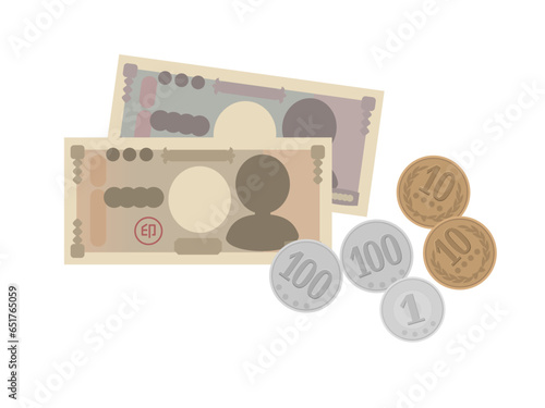 お金のイメージ_ベクターイラスト