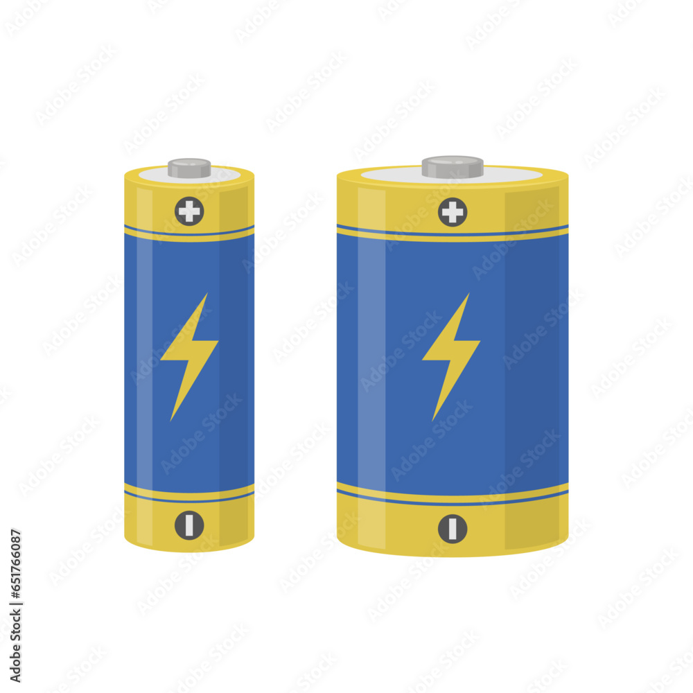 乾電池のベクターイラスト
乾電池のベクターイラスト