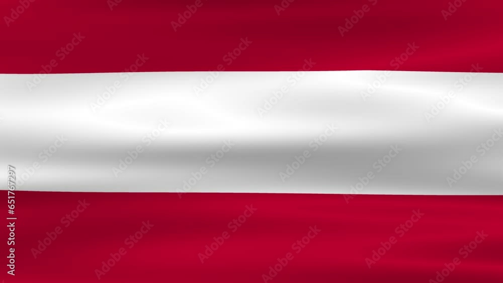 Austria Flag Smooth Waving Animation. Wonderful Flag of the Austria with Folds. Flag background. 4k 3D render. Austria Flag Smooth Waving Animation. Wonderful Flag of the Austria with Folds. Flag background. 4k 3D render.