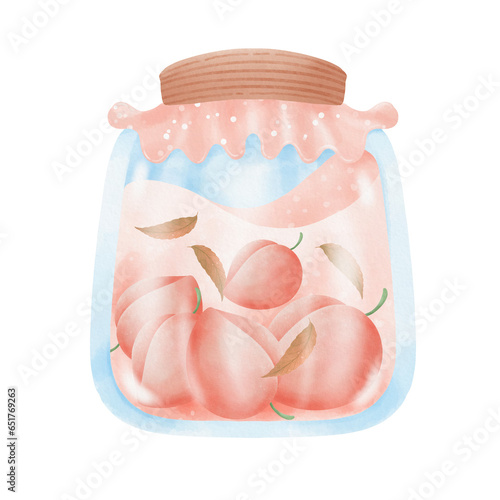Pickled peaches