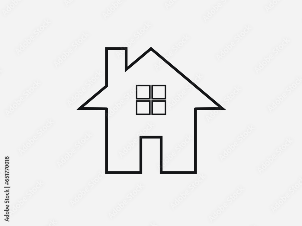 Top Home and House icon vector illustration. Top Home and House icon vector illustration.