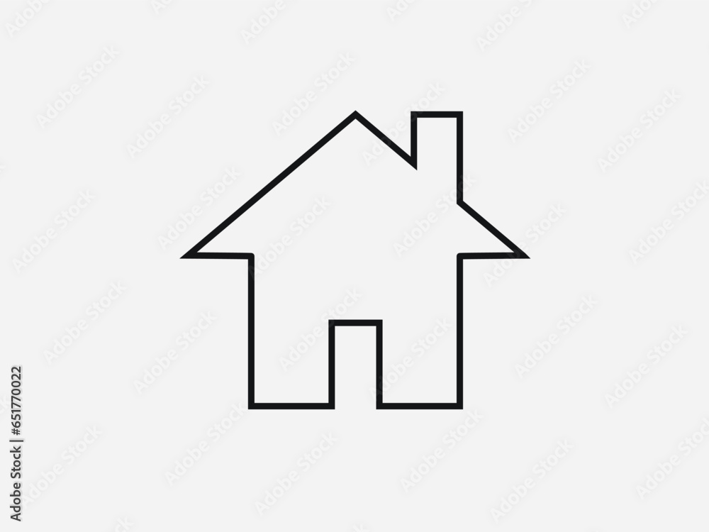 Top Home and House icon vector illustration. Top Home and House icon vector illustration.