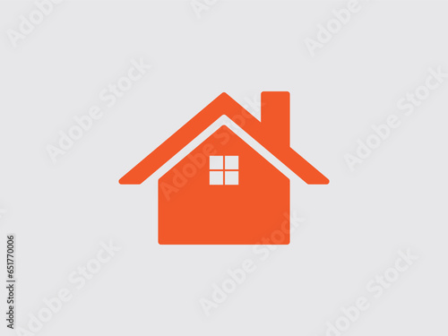 Top Home and House icon vector illustration.