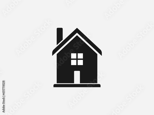 Top Home and House icon vector illustration.