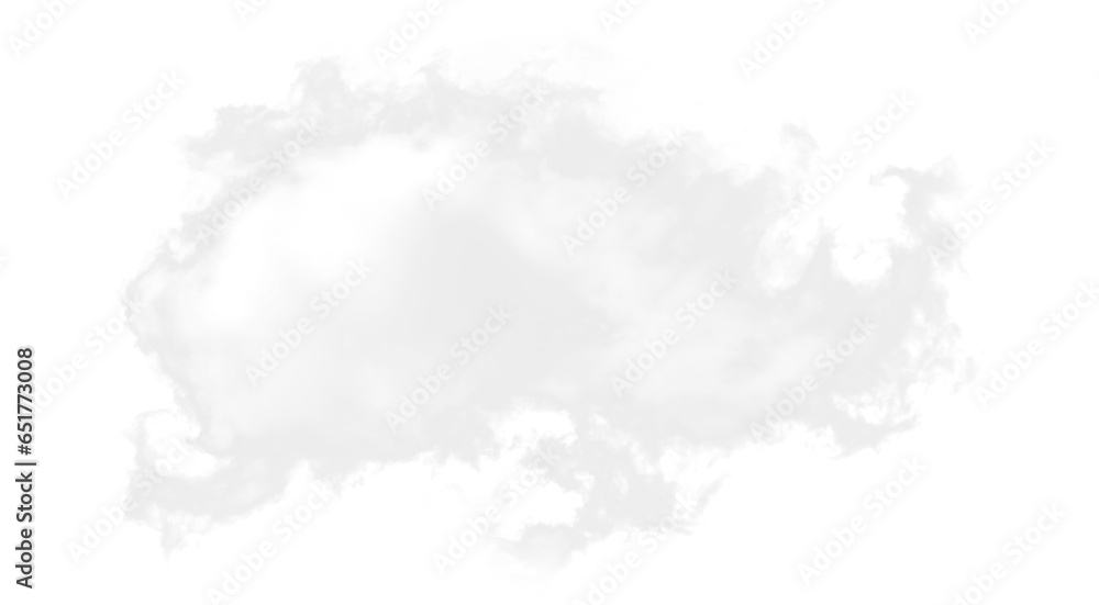 White clouds isolated on transparent background White clouds isolated on transparent background