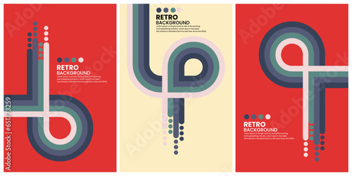  80s retro vintage vector illustration