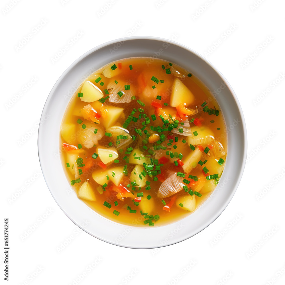 soup isolated on transparent background Remove png, Clipping Path